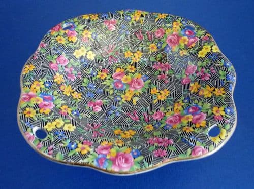 Rare Grimwades Royal Winton 'Cromer' Chintz Tazza c1936