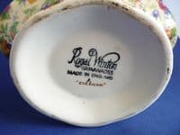 Rare Grimwades Royal Winton 'Evesham' Chintz Large Kew Basket c1950