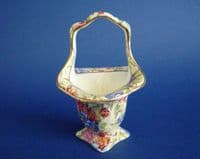 Rare Grimwades Royal Winton 'Mayfair' Chintz Posy Basket c1951