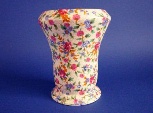 Rare Grimwades Royal Winton 'Old Cottage Chintz' Viletta Art Deco Vase c1936