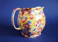 Rare Grimwades Royal Winton 'Royalty' Chintz Cambridge Jug c1938