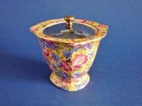 Rare Grimwades Royal Winton 'Royalty' Chintz Preserve Pot c1937