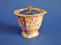 Rare Grimwades Royal Winton 'Royalty' Chintz Preserve Pot c1937