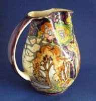 Rare Grimwades Royal Winton 'Trees and Roses' Lustre Jug c1935 (Sold)