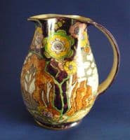 Rare Grimwades Royal Winton 'Trees and Roses' Lustre Jug c1935 (Sold)