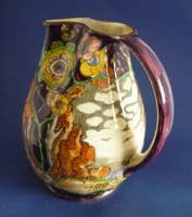 Rare Grimwades Royal Winton 'Trees and Roses' Lustre Jug c1935 (Sold)
