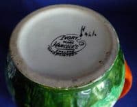 Rare Hancock's Art Deco 'Ivory Ware' Thatched Cottage Jug c1930
