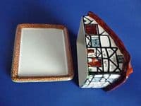 Rare John Maddock 'Rustic' Cottage Ware Cheese Dish c1930