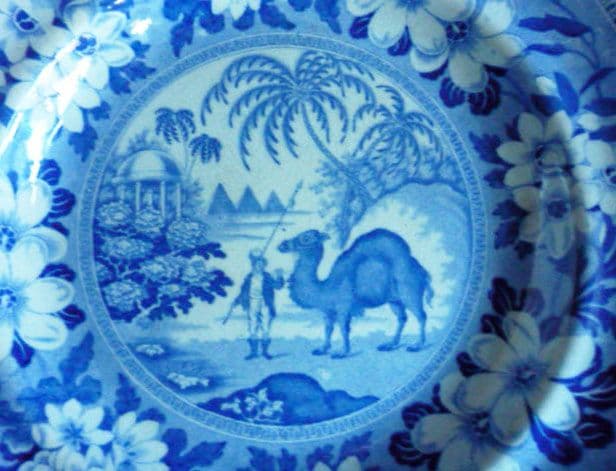 Rare John & Richard Riley Dromedary Pattern Twiffler or Dessert Plate ...