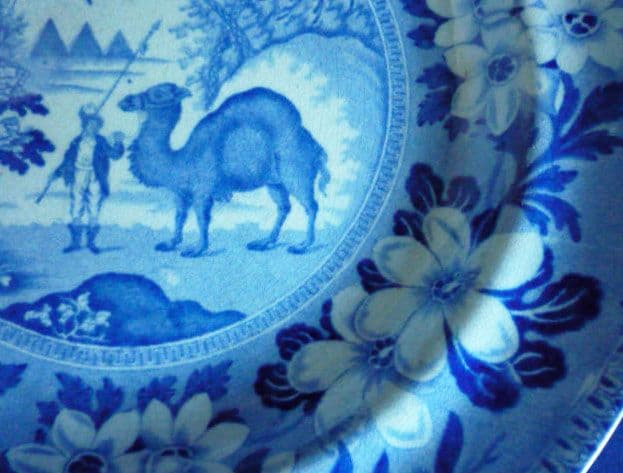 Rare John & Richard Riley Dromedary Pattern Twiffler or Dessert Plate ...