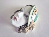 Rare Keramos Miniature Art Deco Lady Wall Mask by Rudolf Podany c1930 (Sold)