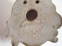 Rare Keramos Miniature Art Deco Lady Wall Mask by Rudolf Podany c1930 (Sold)