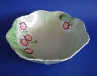 Rare Large Carlton Ware Green 'Primula' Salad Bowl c1939