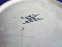 Rare Large Carlton Ware Green 'Primula' Salad Bowl c1939