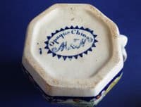 Rare Mayer and Newbold Opaque China 'Chinoiserie' Pattern Jug with Mask Spout c1830 (Sold)