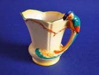 Rare Miniature Burleigh Ware 'Bird of Paradise' Jug c1935