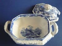 Rare Minton 'Chinese Marine' Sauce Tureen c1830 (Sold)