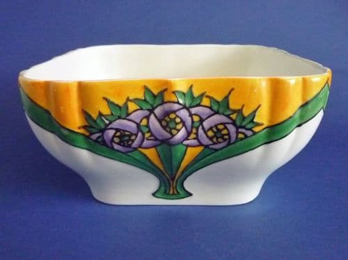 Rare Minton Secessionist Ware 'Mackintosh Roses' No.8 Bowl c1910