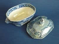 Rare Pearlware 'Palladian Porch' Sauce Tureen c1820