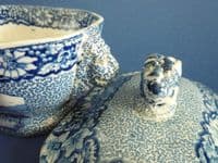 Rare Pearlware 'Palladian Porch' Sauce Tureen c1820