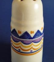 Rare Poole Pottery QO Pattern Sugar Sifter after James Radley Young c1937