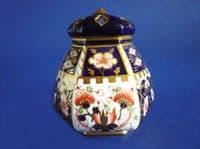Rare Royal Crown Derby 'Imari Witches' Pattern 6299 Potpourri Vase c1911