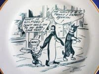 Rare Royal Doulton Daily Mirror 'Pip, Squeak and Wilfred' Child's Plate c1927