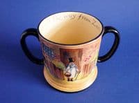 Rare Royal Doulton 'Gaffers' Loving Cup D4210 - Signed Noke c1930