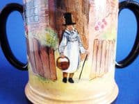 Rare Royal Doulton 'Gaffers' Loving Cup D4210 - Signed Noke c1930