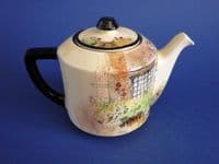 Rare Royal Doulton 'Gaffers' New Empire Teapot D4210 - Signed Noke c1930 (Sold)