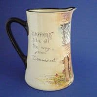 Rare Royal Doulton 'Gaffers' Newlyn Jug D4210 - Signed Noke c1925