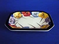 Rare Royal Doulton 'Pansies' Pin Tray D4049 c1936