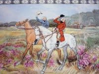 Rare Royal Doulton 'Quorn Hunt' York Sandwich Tray c1930