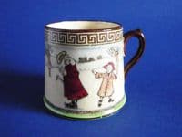 Rare Royal Doulton 'Skating' Series Ware Mug D2789 c1910 (Sold)