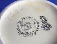 Rare Royal Doulton Under the Greenwood Tree 'Robin Hood Fights Friar Tuck' Vase c1920