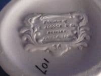 Rare Samuel Alcock Lavender Parian Ware 'Gypsies' Miniature Jug c1842