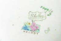 Rare Shelley 'Melody' Chintz Pottery Biscuit Barrel with Chrome Handle c1935 (Sold)