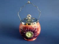 Rare Shorter & Son 'Anemone' Biscuit Barrel c1939 (Sold)