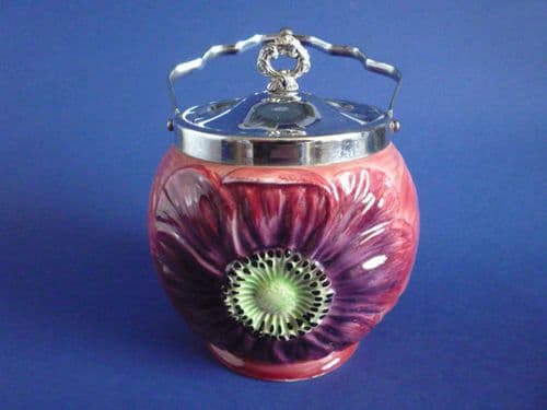 Rare Shorter & Son 'Anemone' Biscuit Barrel c1939 (Sold)