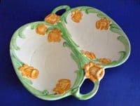 Rare Shorter & Son Art Deco 'Daffodil' Dish c1935