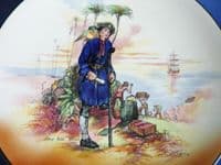 Rare Vintage Royal Doulton 'Treasure Island' Series Ware Chop Dish or Charger D6376 c1950