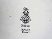Rare Vintage Royal Doulton 'Treasure Island' Series Ware Chop Dish or Charger D6376 c1950