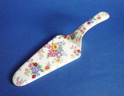 Rare Vintage Royal Winton 'Cotswold' Chintz Cake Server c1960