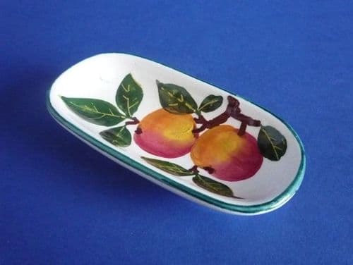 Rare Wemyss Ware 'Apples' Pin Tray c1900