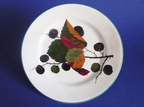 Rare Wemyss Ware 'Brambles' Plate c1910
