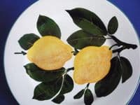 Rare Wemyss Ware 'Lemons' Plate c1910
