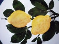 Rare Wemyss Ware 'Lemons' Plate c1910