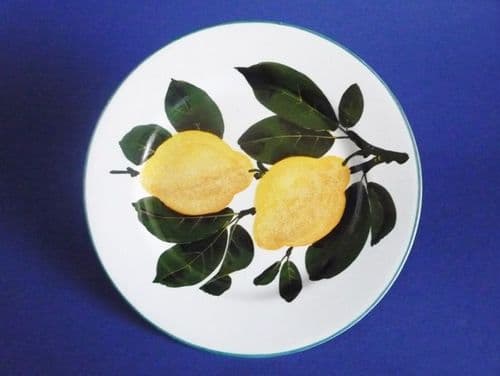 Rare Wemyss Ware 'Lemons' Plate c1910