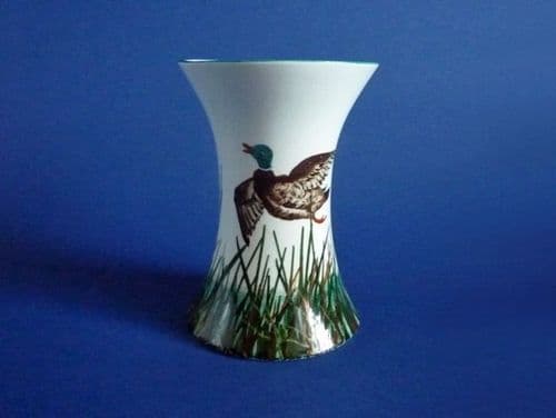 Rare Wemyss Ware 'Mallard Duck' Beaker Vase c1910