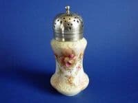Rare Wiltshaw and Robinson Carlton Ware Blush 'Heather' Sugar Sifter c1906 (Sold)